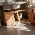 thumbnail image 5 of Rabbit Hutch Small Chicken Coop Wooden Pet House Bunny Cage for Small Animals, 5 of 11