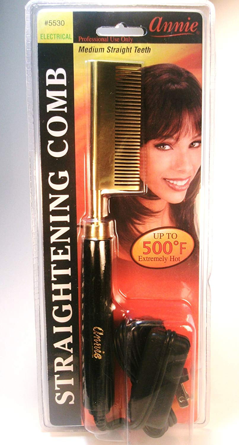 ANNIE Electrical Straightening Hot Comb - Medium Straight Teeth - Walmart .com
