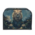 thumbnail image 2 of Balery Starry Sky Meditating Lion Pattern Oven Cover Kitchen Bread Machine Protector, 4 Slice Toaster Cover for Home, Anti Dust Fingerprint Coaster Cover, 2 of 7