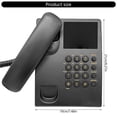 thumbnail image 3 of Dsseng Corded Phones Landline Home Phone Landline Phones Wall Mountable Landline, 3 of 12