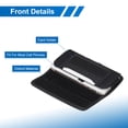thumbnail image 3 of Phone Belt Holder Case for 5.5" Cell Phones, Horizontal Oxford Phone Belt Pouch, Black, 3 of 4