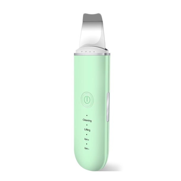 Vogacara Depurador de piel Espátula facial exfoliante Removedor de espinillas recargable por USB Tratamientos faciales Verde Vogacara CE011496-02B