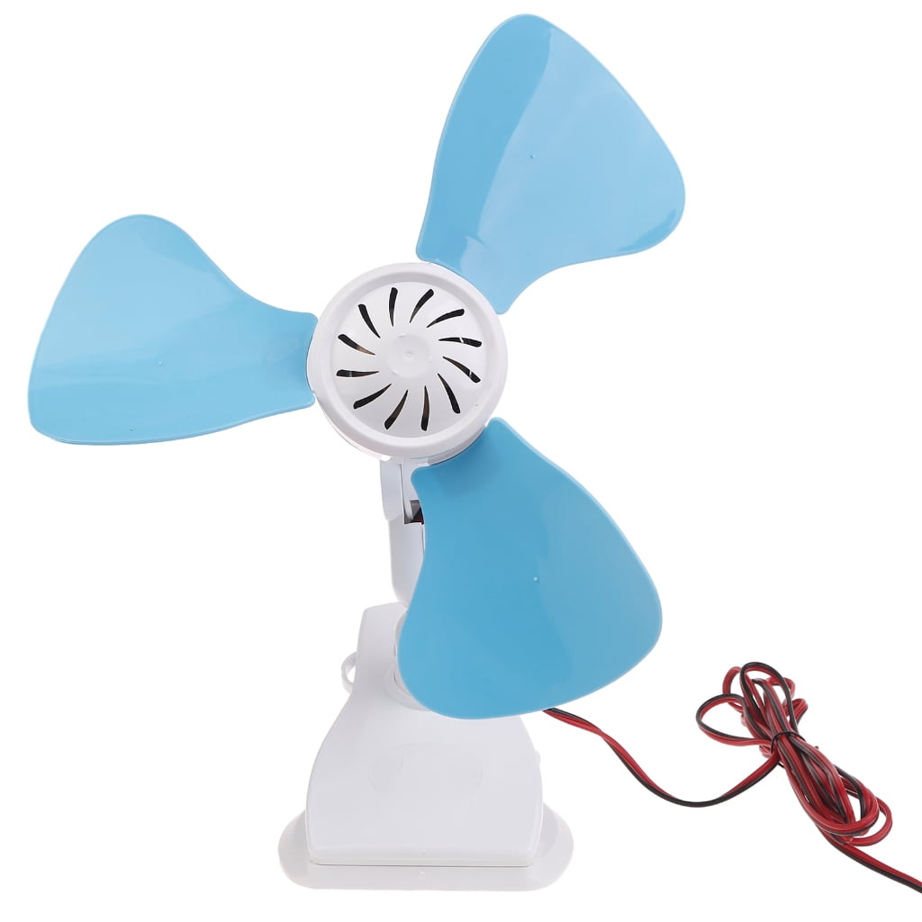 Zeiwohndc 12V Car Fan with 240cm Power Cord Versatile Cooling Solution for BBQ Camping