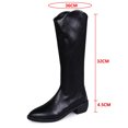 thumbnail image 4 of YUNAFFT Women's Boot Clearance, Women's Winter Elegant Knee High Boot Black Brown High Tube Flat Heels Shoes, 4 of 6