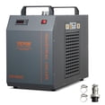 thumbnail image 1 of VEVOR Refroidisseur d'Eau Industriel, CW-5202, Refroidisseur d'Eau Industriel Système de Refroidissement avec Compresseur Intégré Réservoir d'Eau 7 L Capacité 13 L/min Débit Max, pour Machine de Gravure au Laser CO2 Machine de Refroidissement, 1 of 9