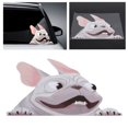 thumbnail image 4 of Cartoon Car Decal, Car Window Sticker 8.7x6.3in Waterproof Cute Cuttable Bulldog  For Vehicle Decorations Black,Gray,Brown, 4 of 8