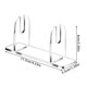 thumbnail image 3 of 2/3Pcs Clear Acrylic Fan Display Stand Handheld Folding Fan Holder Storage Rack for Home Desktop Decors and Art Exhibits, 3 of 5