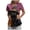 Dark Purple, variant on Scrub Tops Women Short Sleeve V Neck Pumpkin Nursing Uniforms Dark Purple for Size S