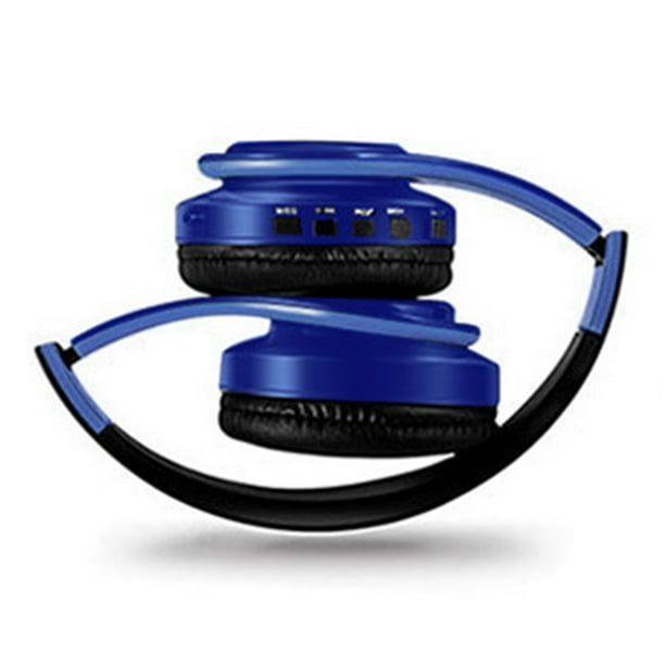 Audífonos inalámbricos compatibles con Bluetooth de música plegables recargables con micrófono (A) Likrtyny Para estrenar