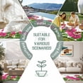thumbnail image 6 of Pink Spring Floral Outdoor Rug for Patio/Deck/Porch, Non-Slip Large Area Rug 4 x 6 Ft, Butterfly Farmhouse Indoor Outdoor Rugs Washable Area Rugs, Reversible Camping Rug Carpet Runner, 6 of 8