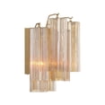 thumbnail image 6 of ADD-302-AG-AM Crystorama Lighting Addis - 2 Light Wall Mount-11.75 Inches Tall and 14.5 Inches Wide-Aged Brass Finish-Amber Glass Color, 6 of 9