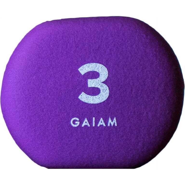 Gaiam Neoprene Exercise Hand Weight 3 Lb. Walmart