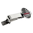 thumbnail image 2 of Thin Red Line Tie Clip, 2 of 2