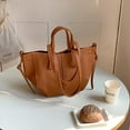 thumbnail image 4 of LHSHID Tote Bag Faux Leather Work Bag Trendy Handbag Purse for Women Elegant Shoulder Bag with Magnetic Closure, 4 of 6