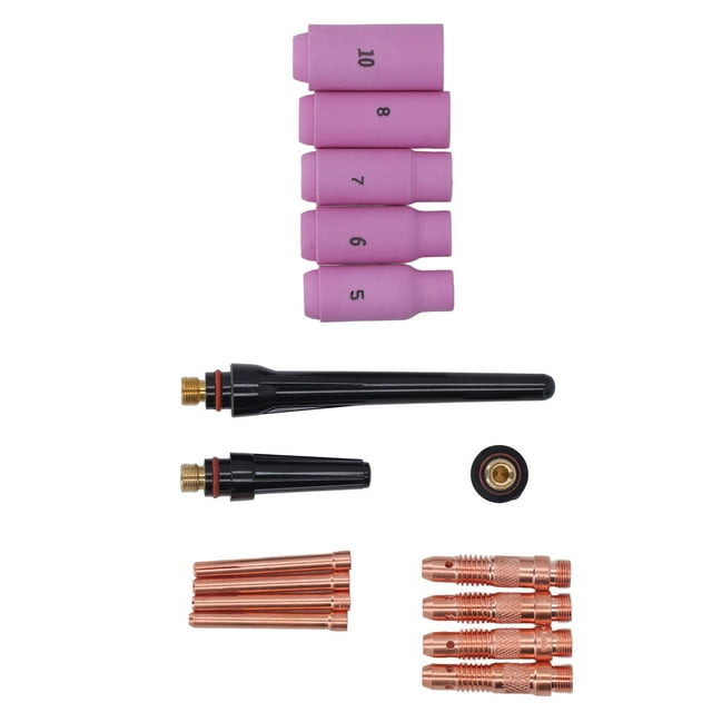 Accesorios para equipos de soldadura, 16 piezas Antorcha de soldadura TIG Antorcha cortadora de plasma Consumibles Piezas de antorcha de plasma Características líderes en su clase