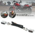 thumbnail image 1 of LED Rear Mini Turn Signal Indicator For Sportster Touring Dyna Chrome Smoke, 1 of 10