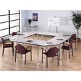 thumbnail image 3 of Bush Business Furniture Aspen Tables 48W x 28.5D Rectangle Table in White Spectrum, 3 of 5