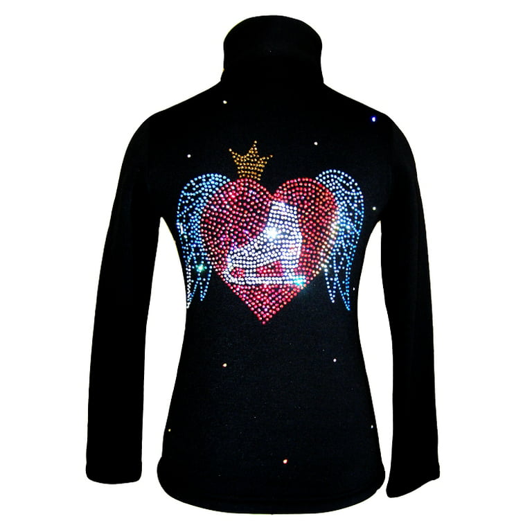 Figure Skating Jacket by Ice Fire - Skate and Wings applique HJ232 