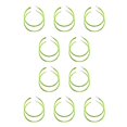 thumbnail image 3 of Sonducket 1 par de suministros de joyería, pendientes de mano redondos a la moda para sentirse bien para mujer, decoraciones simples portátiles verde fluorescente 10piezas, 3 of 6