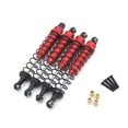 thumbnail image 1 of ZheElen RCGOFOLLOW Aluminum Alloy Smooth Front Rear Shock Absorber Wear-resistant Rc Front Rear Shock Absorber For 1/10 MN MN Red, 1 of 6
