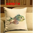 thumbnail image 2 of EREHome Green Heart Tree Forest Sky Sea Pillowcase Standard Size 20 x 30 Inches for Couch Bed,Two Trees Forest Forming A Heart Cloud Beach Pillow Cases Cover Set Pet Shams Decorative, 2 of 3