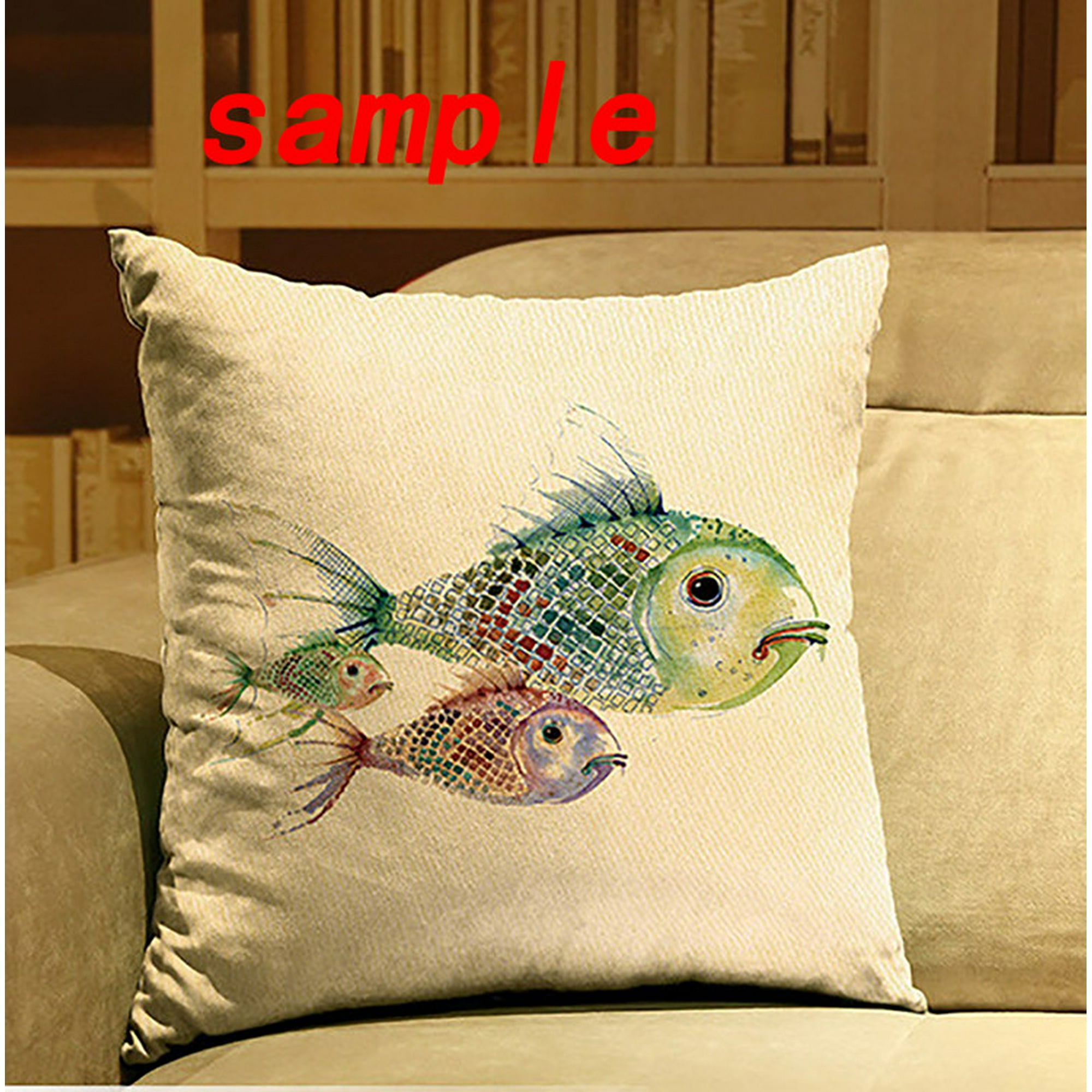 EREHome Poppy Flowers Pillowcase Home Decor Pillow Cover Case Cushion Two Sides 20x20 Inches Walmart