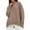 Coffee Casual Sweaters, variant on Womens Casual Sweaters Drop Shoulder Long Sleeve Tunic Tops 2024 Fashion Solid Crew Neck Blouse Fall Winter Loose Fit Soft Ribbed Knit Pullover Sweaters Tops White OneSize