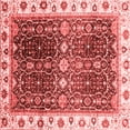 thumbnail image 1 of Ahgly Company Indoor Square Oriental Red Traditional Area Rugs, 8' Square, 1 of 4