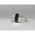 thumbnail image 5 of Heaven Crafts Single Bar Double Band Ring 925 Sterling Silver Handmade Statement Ring For Women, 5 of 6