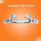 thumbnail image 5 of Riwesomey Bow Chock Boat Supplies Line Cleat Acero inoxidable Tamaño compacto Exquisito Hardware de cubierta de ahorro de espacio de larga Bombillas para automóviles, 5 of 6