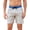Grey Blue, variant on Mens Quick Dry 4 Way Swim Trunks with Liner Summer Bathing Suit Size M