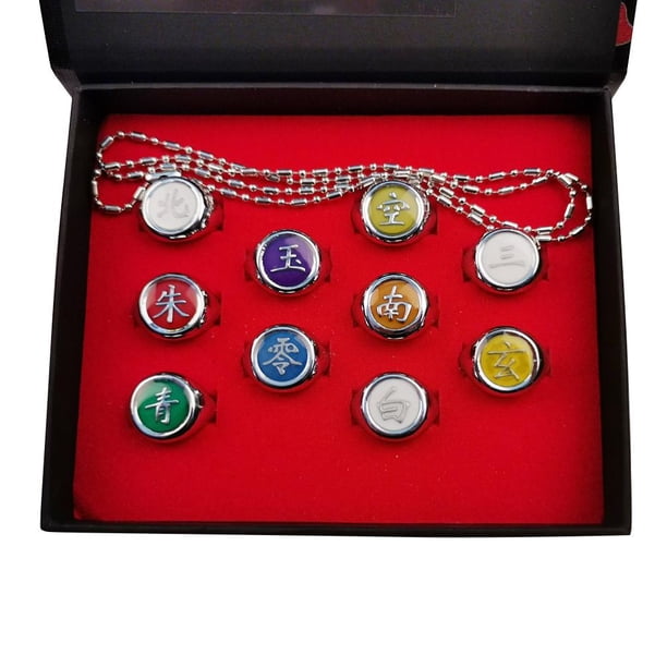 Accesorios De Cosplay Prop Light Up Rings Collar Ajustable Anime Anillos De Apertura Regalos Para Amantes Del Anime Sweethay HA036692-00
