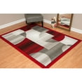 thumbnail image 5 of Westfield Home  Montclaire Galina Transitional Area Rug Red 1'11" x 3'3" 2' x 3' Accent, Indoor Entryway, Kitchen, Bedroom Grey, 5 of 5