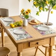 thumbnail image 5 of Placemat Green Eucalyptus Leaves Placemats for Dining Table Plant Floral Vintage Washable Table Mats for Party Kitchen Dining Decoration, 5 of 7