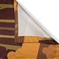 thumbnail image 3 of Woodland Kitchen Curtains, Forest in Autumn Cartoon Composition Simplistic Nature, Two Panels Drapes with Rod Pocket Room Decor, 55" X 45", Yellow Vermilion, by Ambesonne, 3 of 3