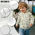 thumbnail image 7 of DISNIMO Leaf Printed Sweatshirt for Toddler Girl Crewneck Pullover Tops Long Sleeve T-Shirts Comfy Pullover Sweatshirt 1-2 Years, 7 of 7
