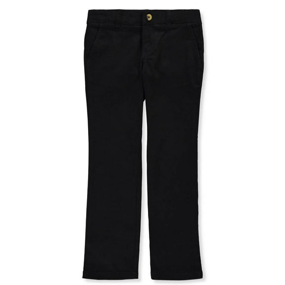 French Toast Girls School Uniform Stretch Twill Straight Leg Pants, Sizes 4-20 & Plus