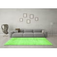 thumbnail image 3 of Ahgly Company Indoor Round Solid Green Modern Area Rugs, 5' Round, 3 of 4