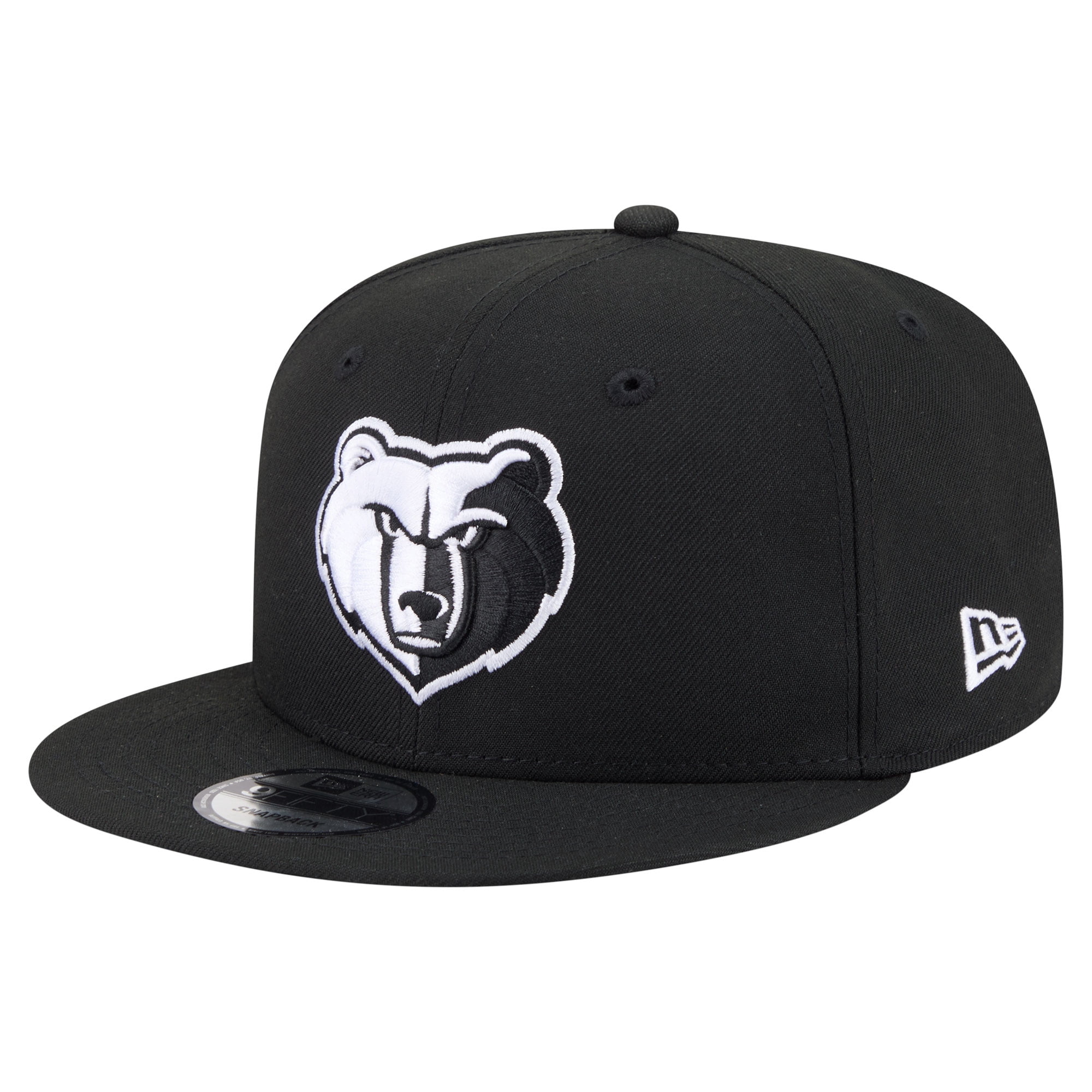 Men's New Era Black Memphis Grizzlies Team 9FIFTY Snapback Hat