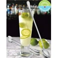 thumbnail image 2 of Sunwealth Bubble Tea / Cocktail Extra Long Stainless Steel Spoon Set, 2 of 3