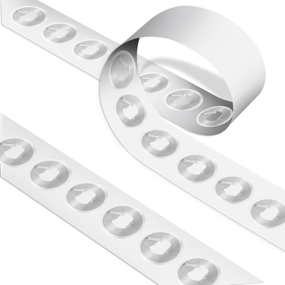 NFC Tags 50 PCS, NTAG215 Chip NFC Stickers Transparent Rewritable with 504 Bytes Memory - Adhesive Labels for Smartphones, Business Cards, Smart Home, Inventory & All NFC-Enabled Devices