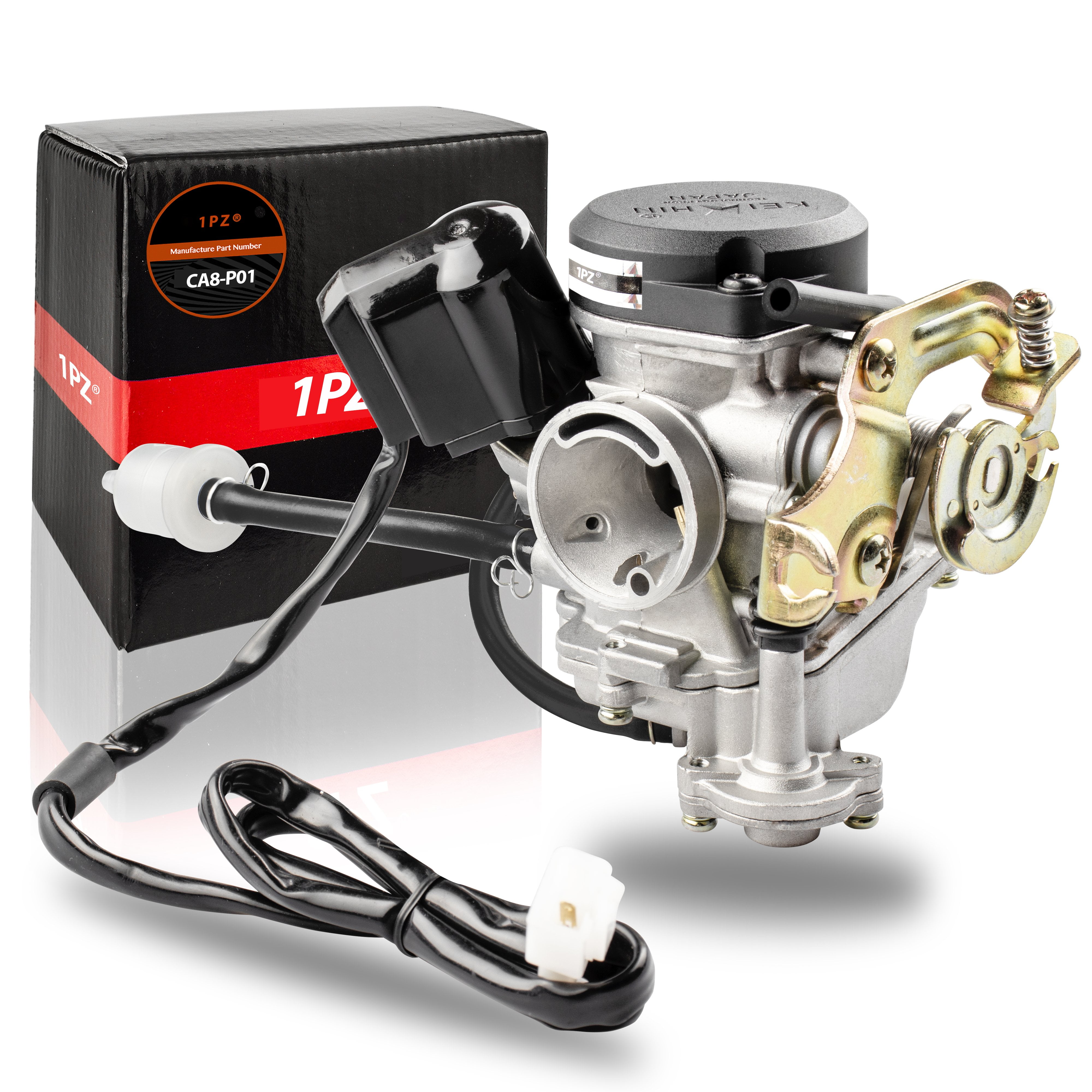 1PZ CA8-P01 PD18 PD18J 18mm Carburetor for 4 Stroke GY6 49cc 50cc ...