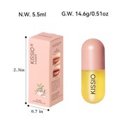 KISSIO Lip Plumper,Natural Lip Plumper,Derol Lip Plumper Set,Lip Plumping Lip Gloss,Lip Plumper