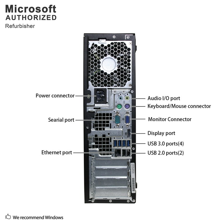 HP Elite 8300 SFF PC, INTEL CORE I5-3470 3.2GHZ, 4G DDR3, 500G