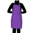 thumbnail image 1 of Opromo 2-Pack Cotton Canvas Adjustable Chef Kitchen Aprons-Purple-XL, 1 of 5