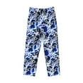 thumbnail image 2 of Haiem Blue Lightning2 Men's Pajama Pants Ultra Lightweight Pjs Bottoms Sleepwear Bottom Pants With Pocket Drawstring-, 2 of 7