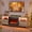 Pinewood, variant on Bestier 71" Fireplace TV Stand for TVs up to 75" LED Entertainment Center with 23" Remote Control Electric Fireplace, Wash Grey