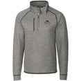thumbnail image 2 of Men's Cutter & Buck Bobby Bowden Gray Florida State Seminoles Big & Tall Mainsail Half-Zip Pullover Jacket, 2 of 3