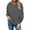 06# Dark Gray, variant on YDDIAN Oversized Hoodies for Women Trendy Crew Neck Plain Sweatshirts Long Sleeve Summer Basic Drawstring Pullover Fleece Sweaters with Pockets Beige XL