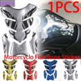 thumbnail image 2 of JAVIER personalidad motocicleta calcomanía fresco combustible aceite tanque de Gas calcomanía coche pegatina 3D adhesivo accesorios Universal Auto Protector llama pescado hueso pegatina/Multicolor huangjie unisex, 2 of 2